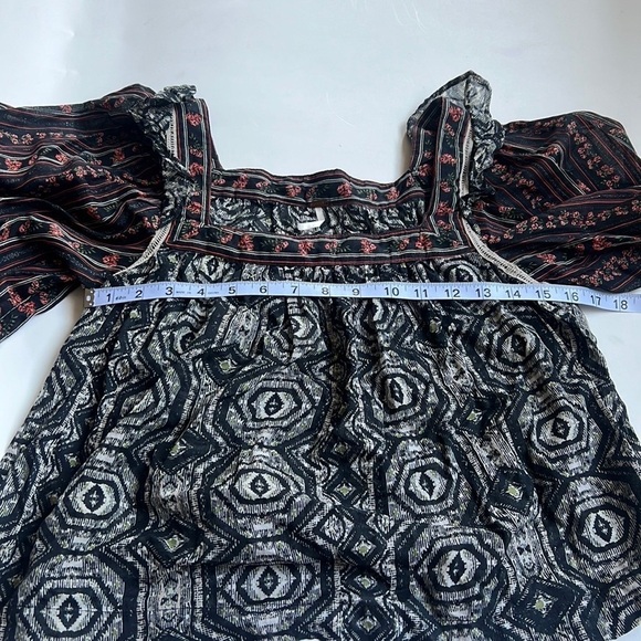 Free People Mostly Meadow Boho Style Blouse - Picture 7 of 10